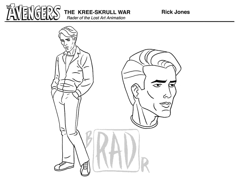 Rick Jones Model Sheet